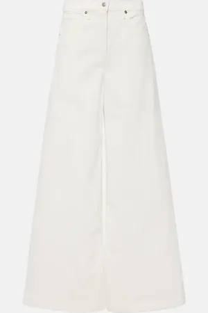NILI LOTAN High-Rise Wide-Leg Jeans Rolland