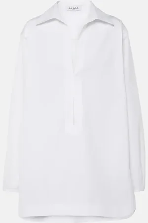 Alaïa Alaïa Minikleid aus Baumwollpopeline