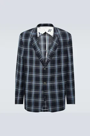 Thom Browne Blazer aus Wolle und Leinen