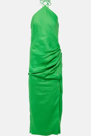 Simkhai Midikleid Hansel aus Leinen