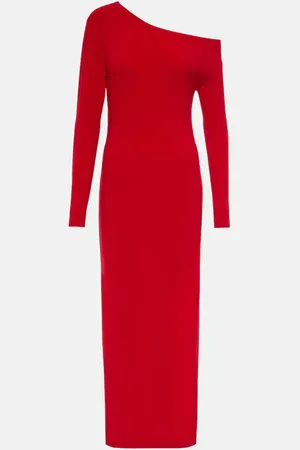 Norma Kamali One-Shoulder-Maxikleid