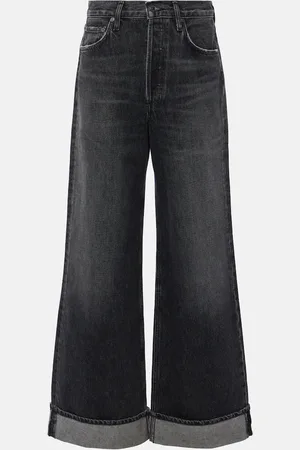 AGOLDE High-Rise Wide-Leg Jeans Dame