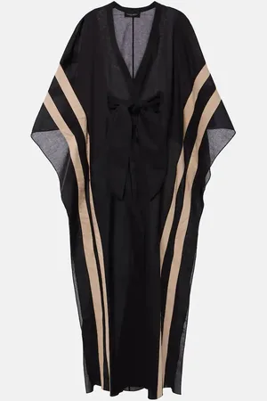 Adriana Degreas Kaftan aus Baumwoll-Chambray