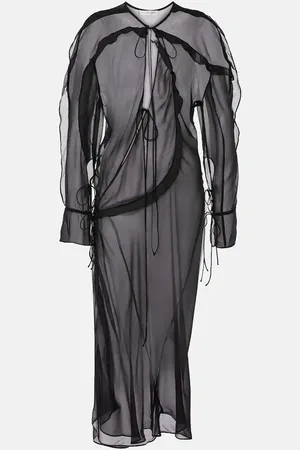 CHRISTOPHER ESBER Midikleid aus Seide