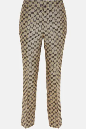 Gucci Gerade Hose GG aus Canvas