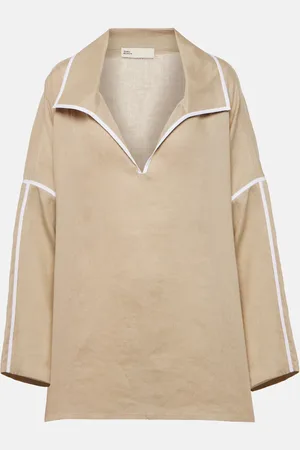 Tory Burch Top aus Leinen