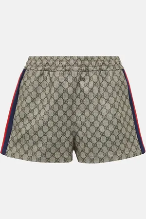 Gucci Shorts GG Web Stripe aus Jersey