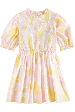 ZIMMERMANN Bedrucktes Kleid Pop aus Baumwolle