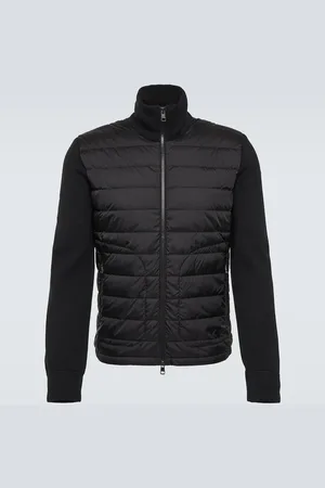 Moncler Daunenjacke Maglia aus einem Wollgemisch