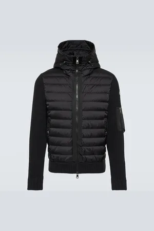 Moncler Daunenjacke aus einem Wollgemisch