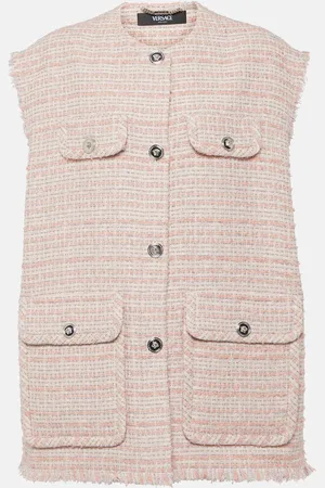 VERSACE Weste aus Tweed