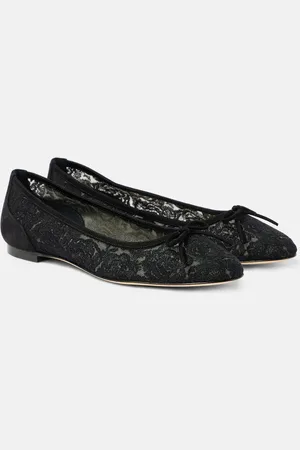 Manolo Blahnik Ballerinas Verizzo aus Spitze