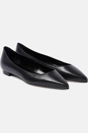 Manolo Blahnik Ballerinas Kietta aus Leder