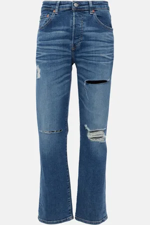 AG Jeans Mid-Rise Straight Jeans American