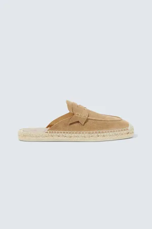 Christian Louboutin Espadrille-Slippers Crosta aus Veloursleder