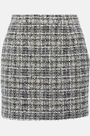 Alessandra Rich Minirock aus Tweed