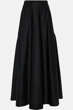 Max Mara Verzierter Maxirock Brasile