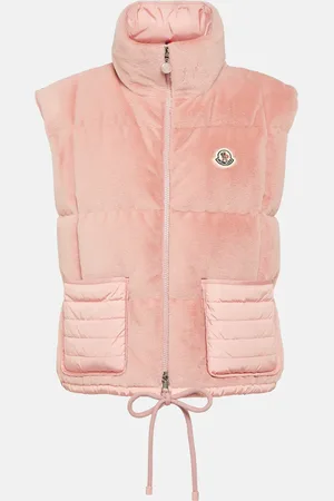 Moncler Daunenweste Arques aus Faux Shearling
