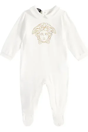 VERSACE Baby Strampler Medusa aus einem Baumwollgemisch