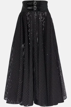 Alaïa Alaïa Midirock aus einem Baumwollgemisch