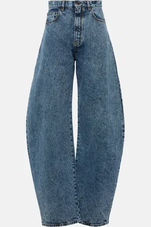 Alaïa Alaïa High-Rise Barrel Jeans
