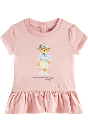 Ralph Lauren Baby T-Shirt Polo Bear aus Baumwoll-Jersey