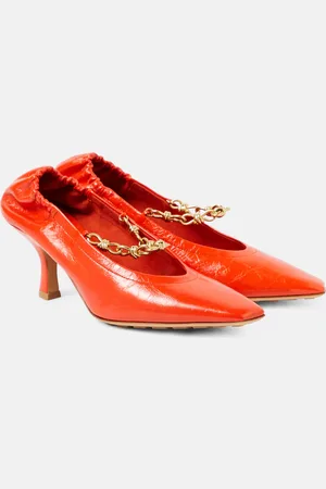 Bottega Veneta Pumps Sharp Chain aus Leder