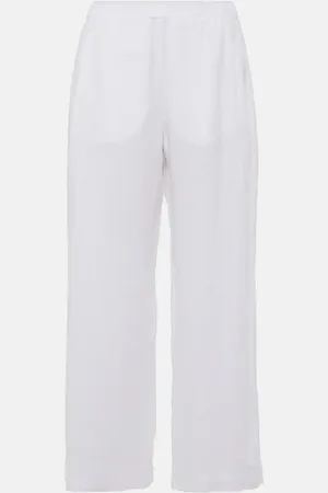 Velvet Weite Hose Lola aus Leinen