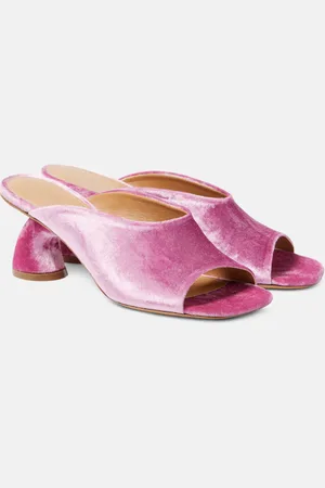 DRIES VAN NOTEN Pantoletten 65 aus Samt