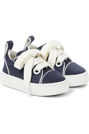 Christian Louboutin Sneakers Toy Toy aus Frottee mit Leder