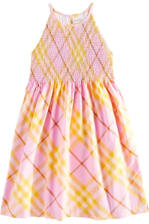 Burberry Kleid Burberry Check aus Baumwolle