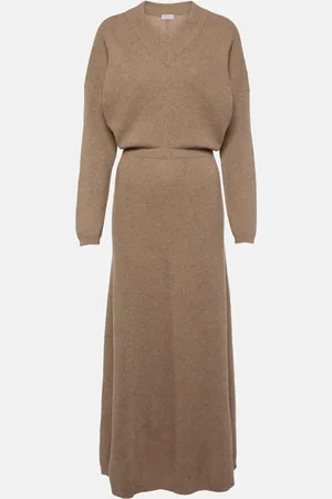 Brunello Cucinelli Midikleid aus Kaschmir