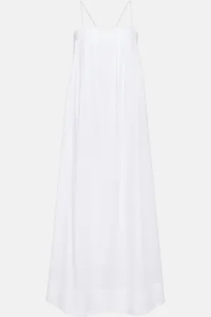 ASCENO Maxikleid Heather aus Baumwoll-Batist