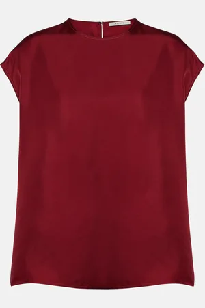 ASCENO Top Dasha aus Seiden-Twill