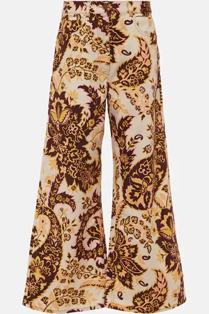 Etro High-Rise Wide-Leg Jeans