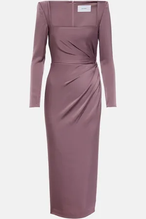 ALEX PERRY Midikleid aus Satin