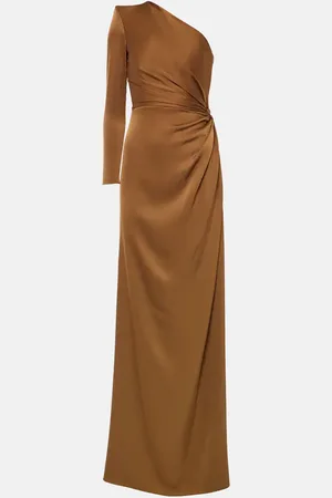 ALEX PERRY One-Shoulder-Robe aus Satin