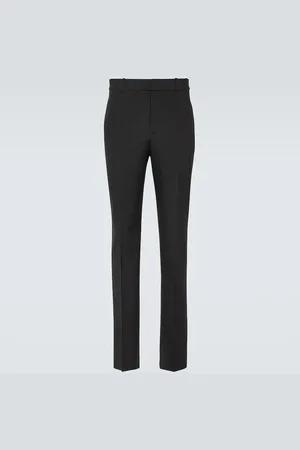 Saint Laurent Gerade High-Rise-Hose
