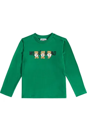 Moschino Longsleeve Teddy Bear aus Baumwoll-Jersey