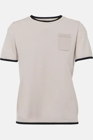 Max Mara T-Shirt Egidio aus Schurwolle