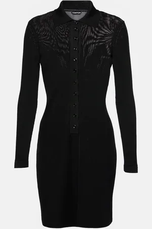 Tom Ford Polokleid aus Rippstrick