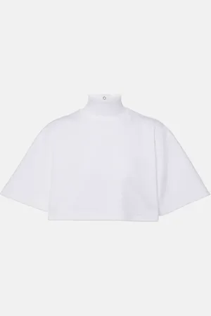 Alaïa Alaïa Cropped-Top aus Baumwolle