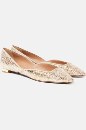 Aquazzura Ballerinas Maia aus Canvas
