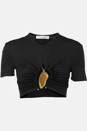 CHRISTOPHER ESBER Verziertes Cropped-Top Moodstone