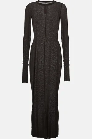 Rick Owens Midikleid aus Jersey