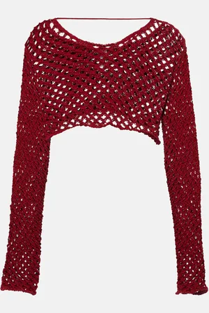 Bananhot Cropped-Top Magen aus einem Baumwollgemisch