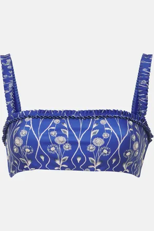 Agua by Agua Bendita Bedrucktes Bikini-Oberteil Olmo