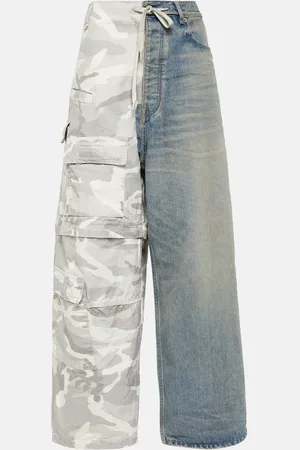 Balenciaga Cargohose aus Baumwolle und Denim