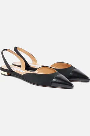 Aquazzura Slingback-Ballerinas mit Leder
