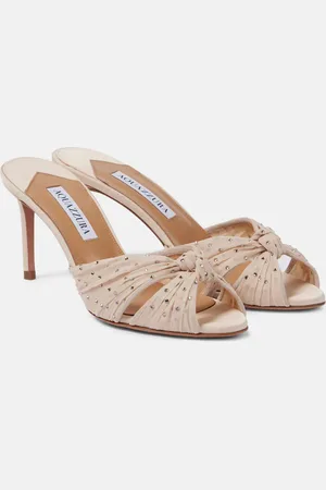 Aquazzura Pantoletten Slow Kisses 75